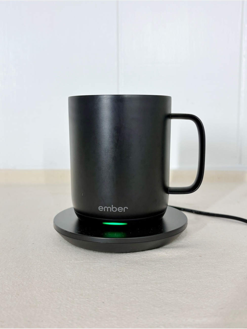 TESTED Ember Mug 2 10oz Temperature Control Smart Mug Black Hot Coffee Cup CM19